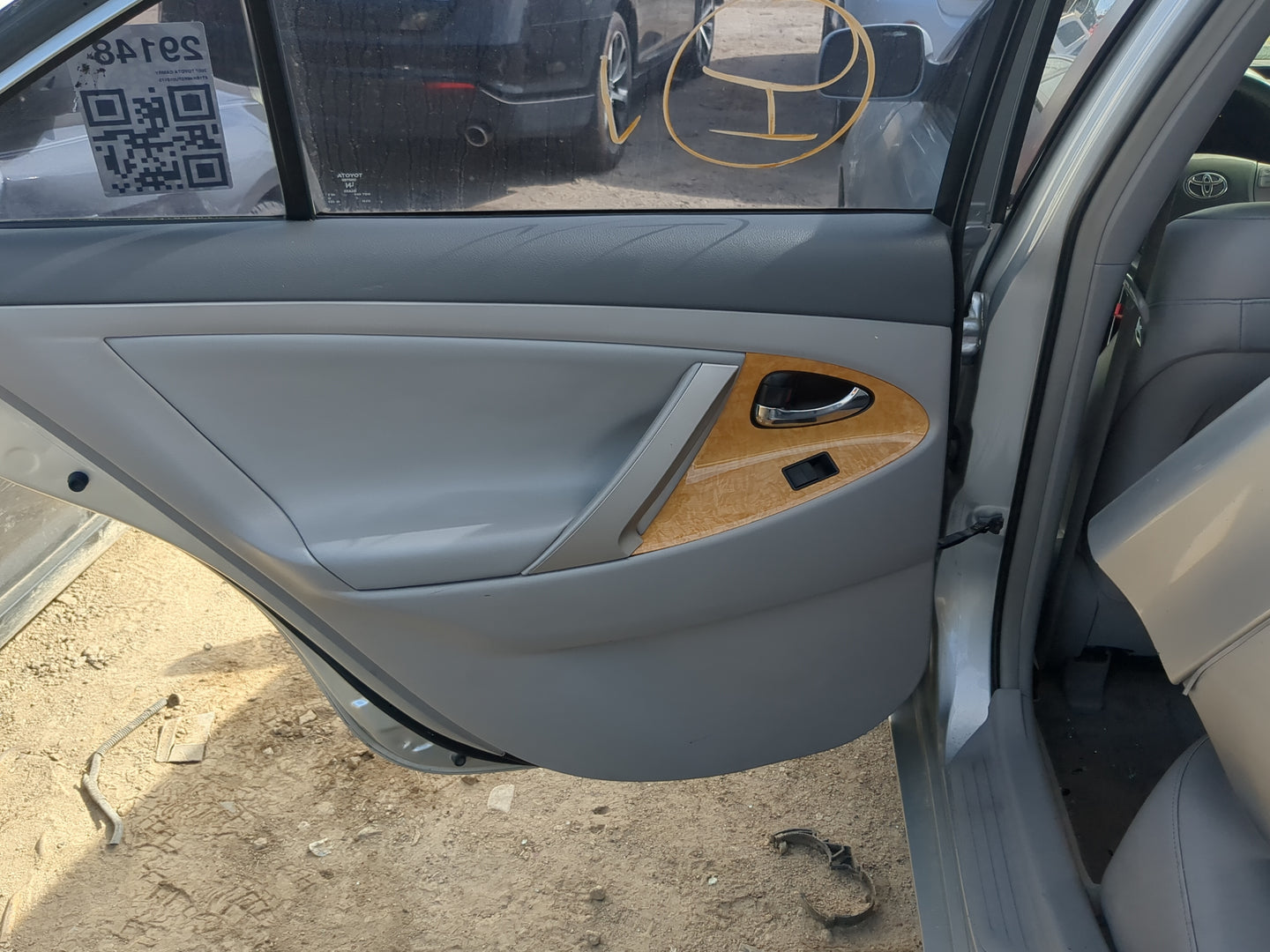 2007-2011 Toyota Camry Driver Rear Door Oem - Oemusedautoparts1.com