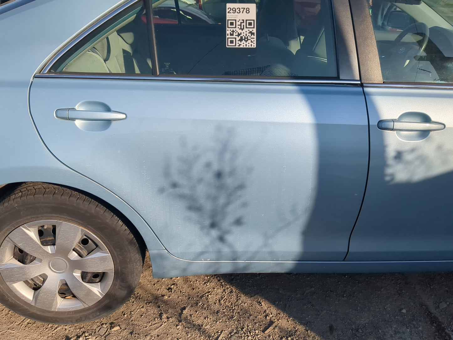 2007-2011 Toyota Camry Passenger Rear Door Oem - Oemusedautoparts1.com
