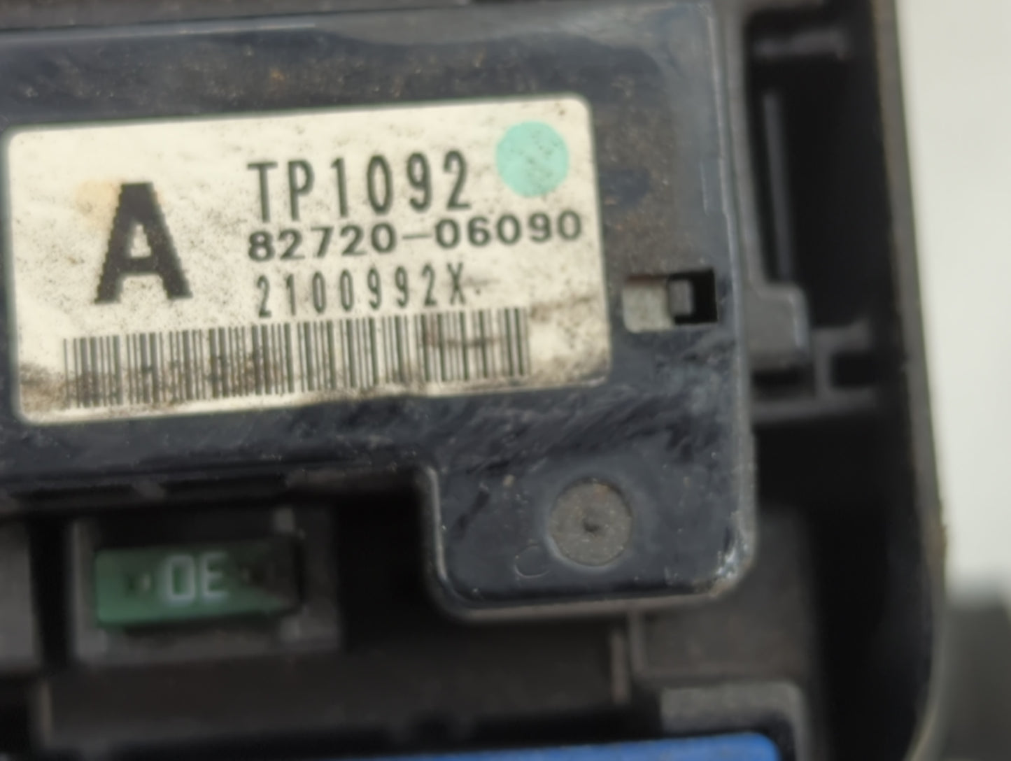 2007-2009 Toyota Camry Fusebox Fuse Box Panel Relay Module P/N:82720-06090 Fits Fits 2007 2008 2009 OEM Used Auto Parts - Oe