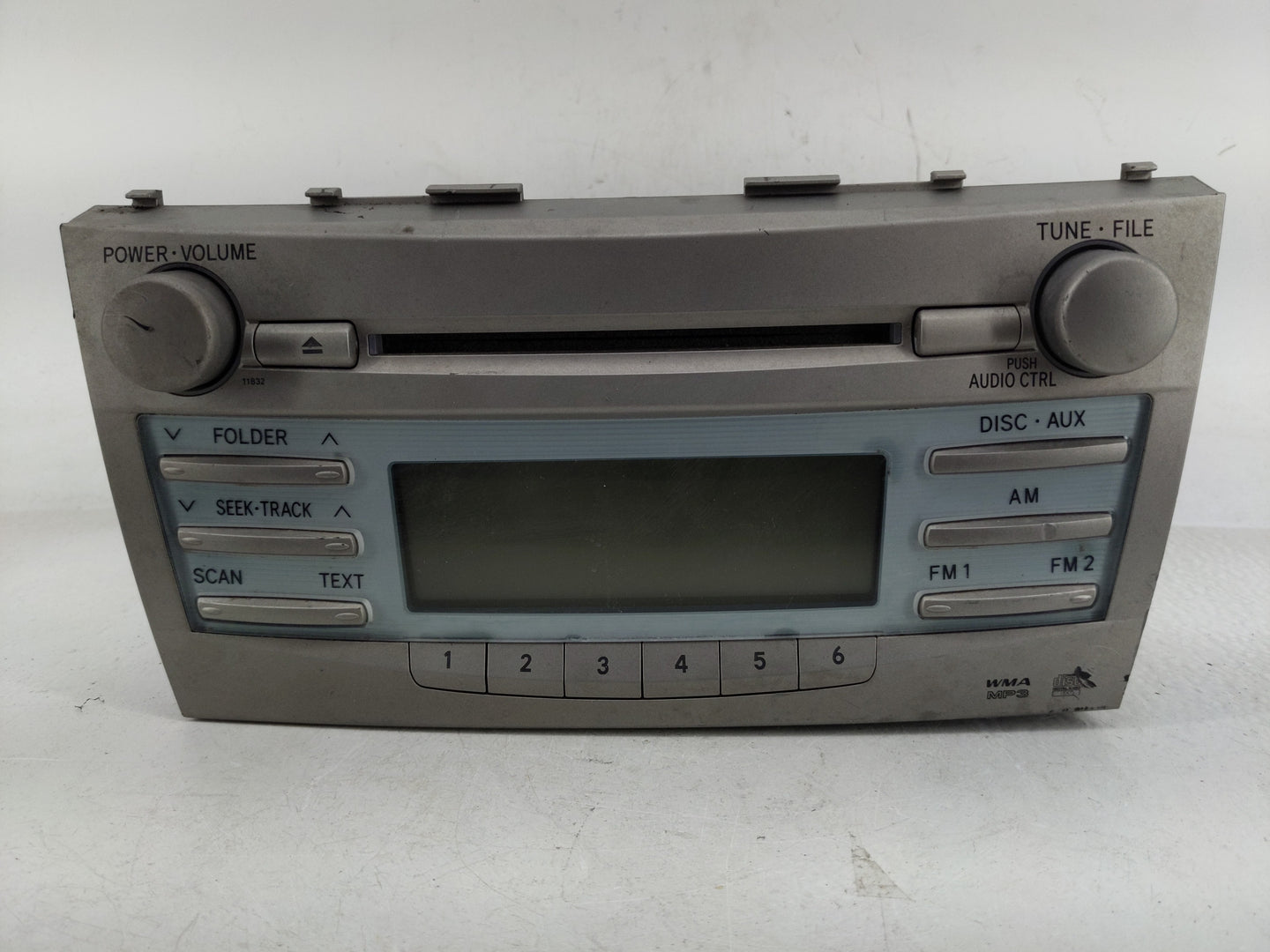 2007-2009 Toyota Camry Radio AM FM Cd Player Receiver Replacement P/N:86120-06180 Fits Fits 2007 2008 2009 OEM Used Auto Par