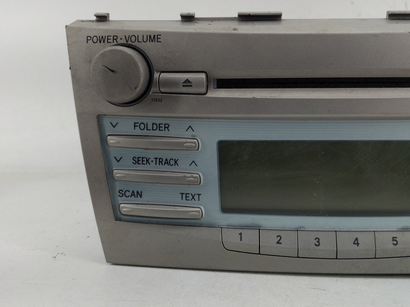 2007-2009 Toyota Camry Radio AM FM Cd Player Receiver Replacement P/N:86120-06180 Fits Fits 2007 2008 2009 OEM Used Auto Par