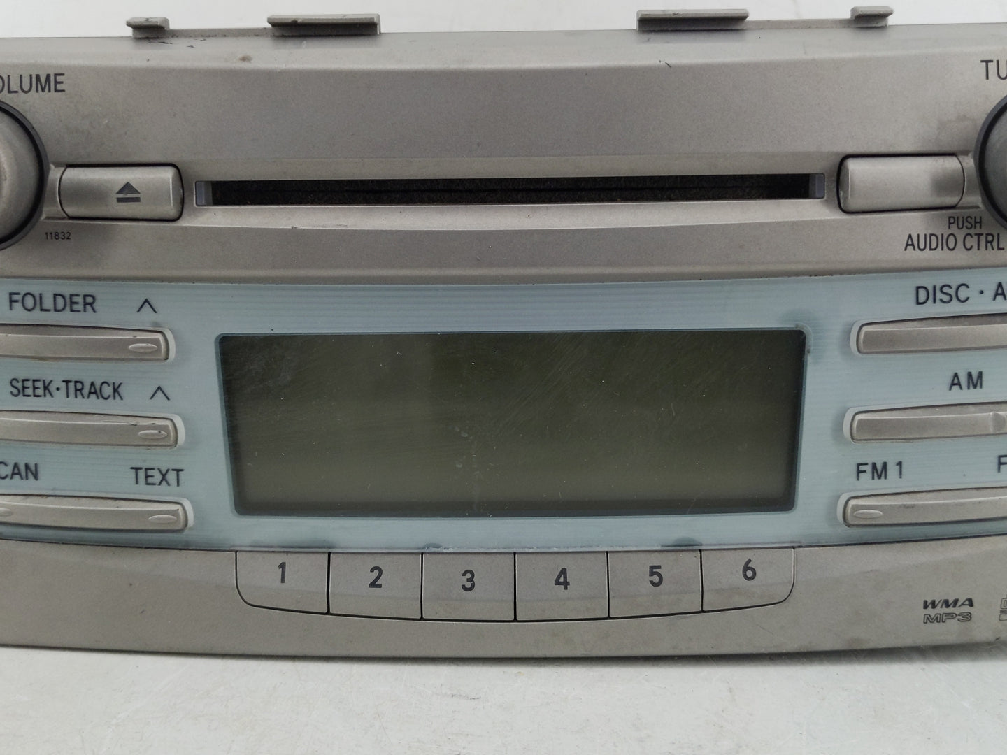 2007-2009 Toyota Camry Radio AM FM Cd Player Receiver Replacement P/N:86120-06180 Fits Fits 2007 2008 2009 OEM Used Auto Par
