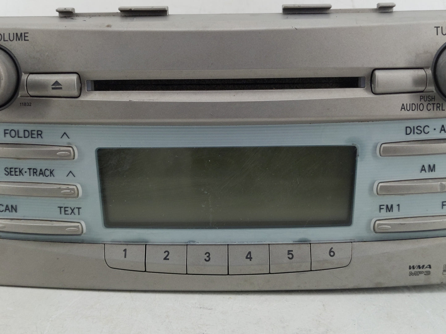 2007-2009 Toyota Camry Radio AM FM Cd Player Receiver Replacement P/N:86120-06180 Fits Fits 2007 2008 2009 OEM Used Auto Par