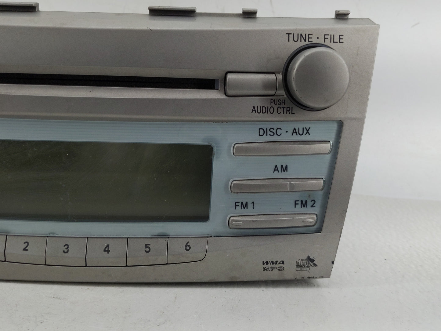 2007-2009 Toyota Camry Radio AM FM Cd Player Receiver Replacement P/N:86120-06180 Fits Fits 2007 2008 2009 OEM Used Auto Par