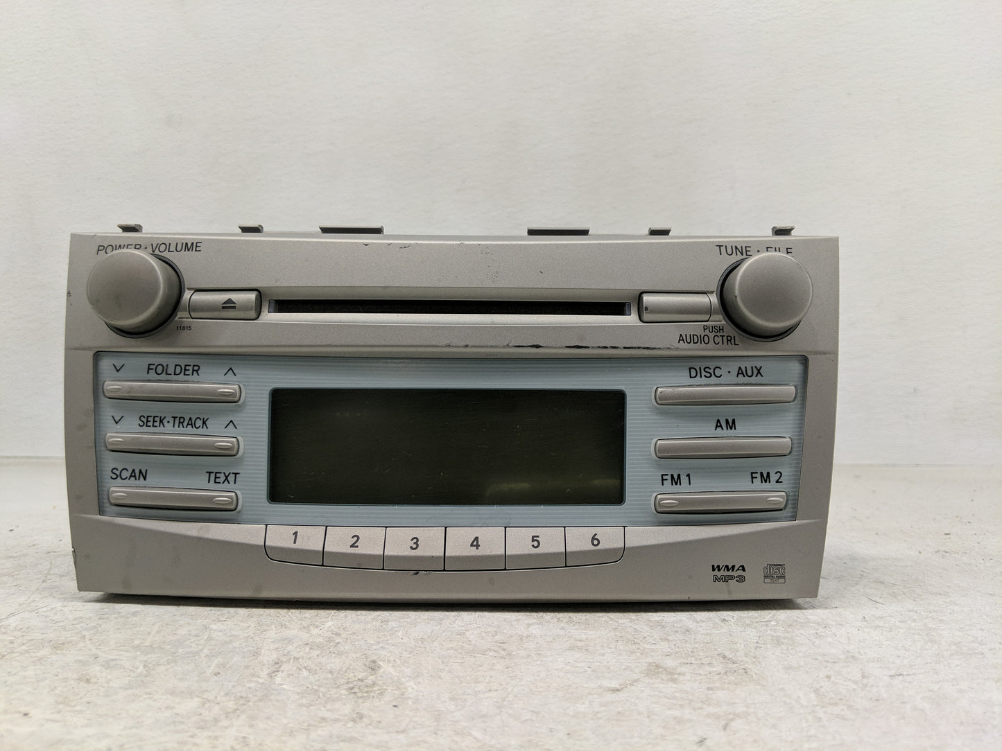 2007-2009 Toyota Camry Radio AM FM Cd Player Receiver Replacement P/N:86120-06180 Fits Fits 2007 2008 2009 OEM Used Auto Par