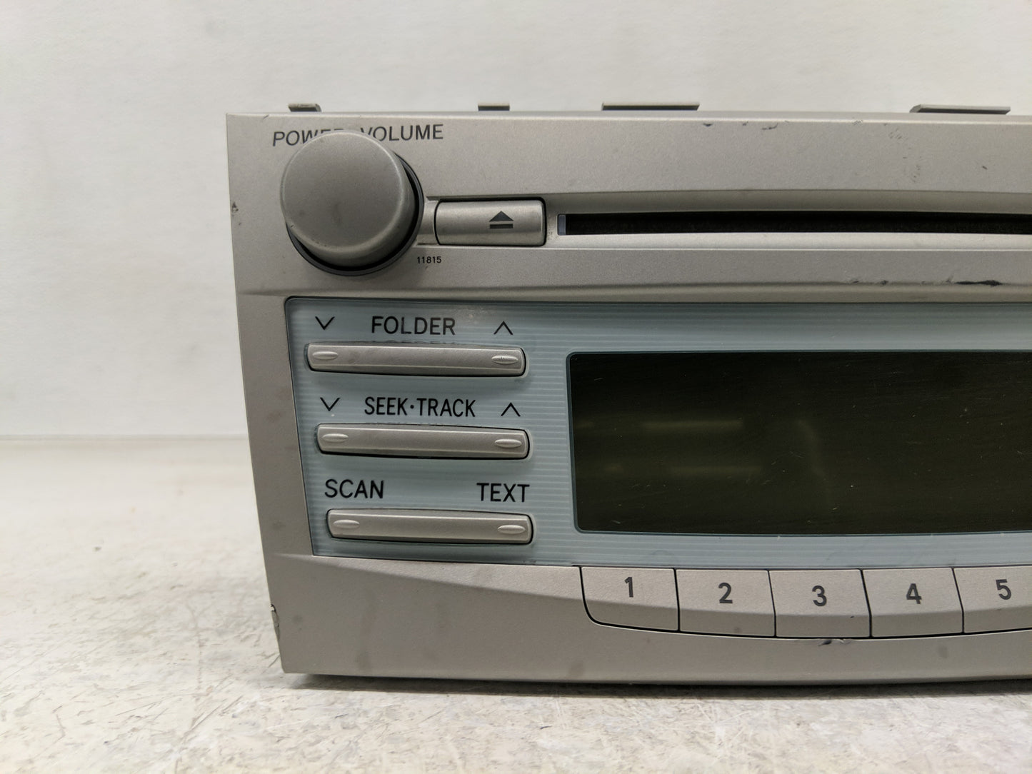 2007-2009 Toyota Camry Radio AM FM Cd Player Receiver Replacement P/N:86120-06180 Fits Fits 2007 2008 2009 OEM Used Auto Par