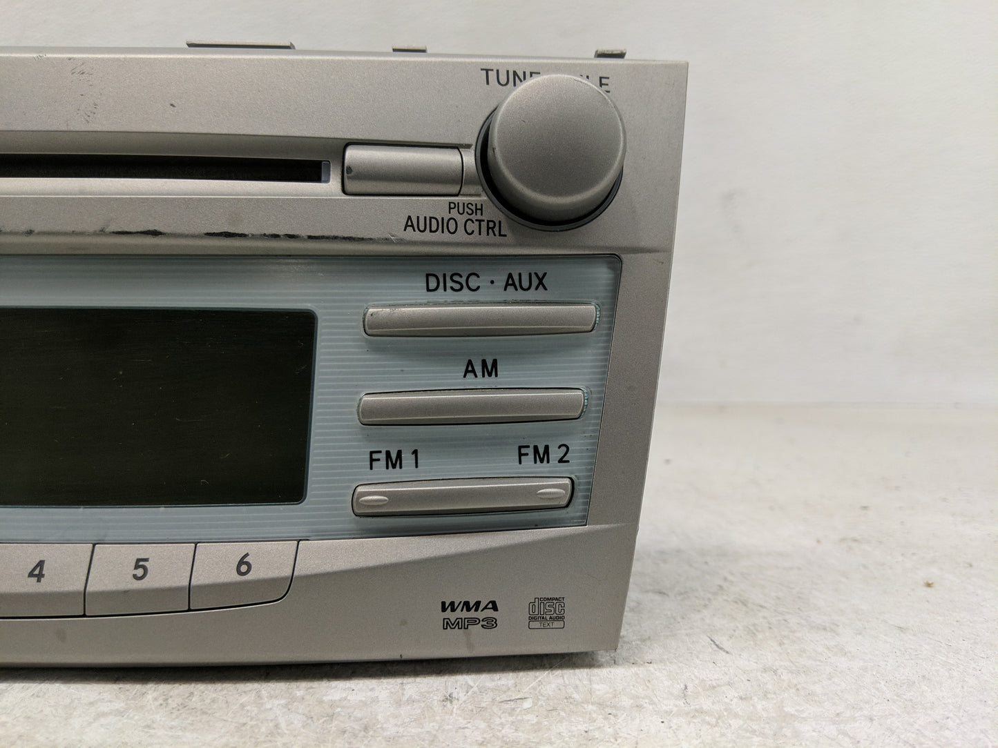 2007-2009 Toyota Camry Radio AM FM Cd Player Receiver Replacement P/N:86120-06180 Fits Fits 2007 2008 2009 OEM Used Auto Par