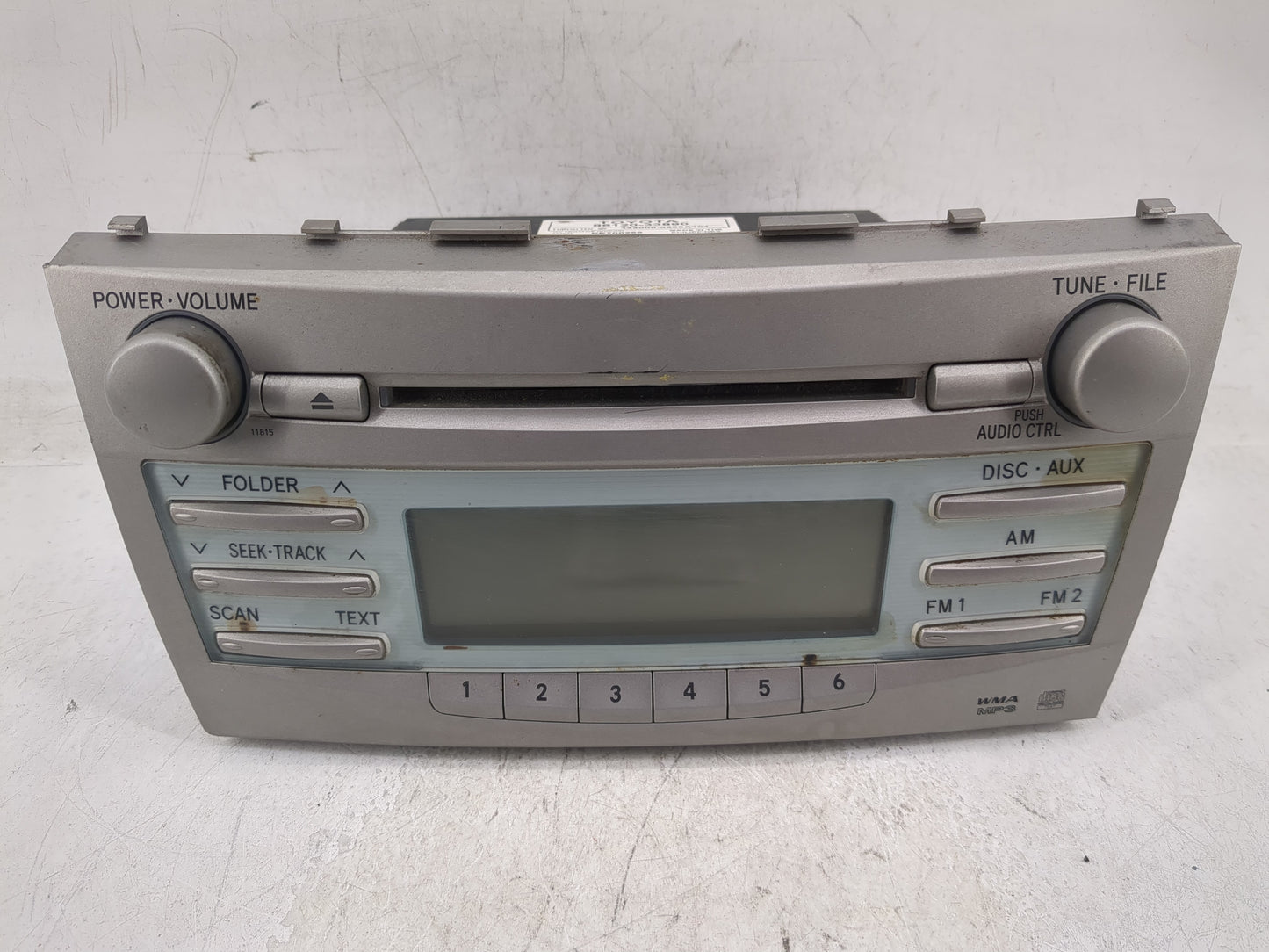 2007-2009 Toyota Camry Radio AM FM Cd Player Receiver Replacement P/N:86120-33890 Fits Fits 2007 2008 2009 OEM Used Auto Par