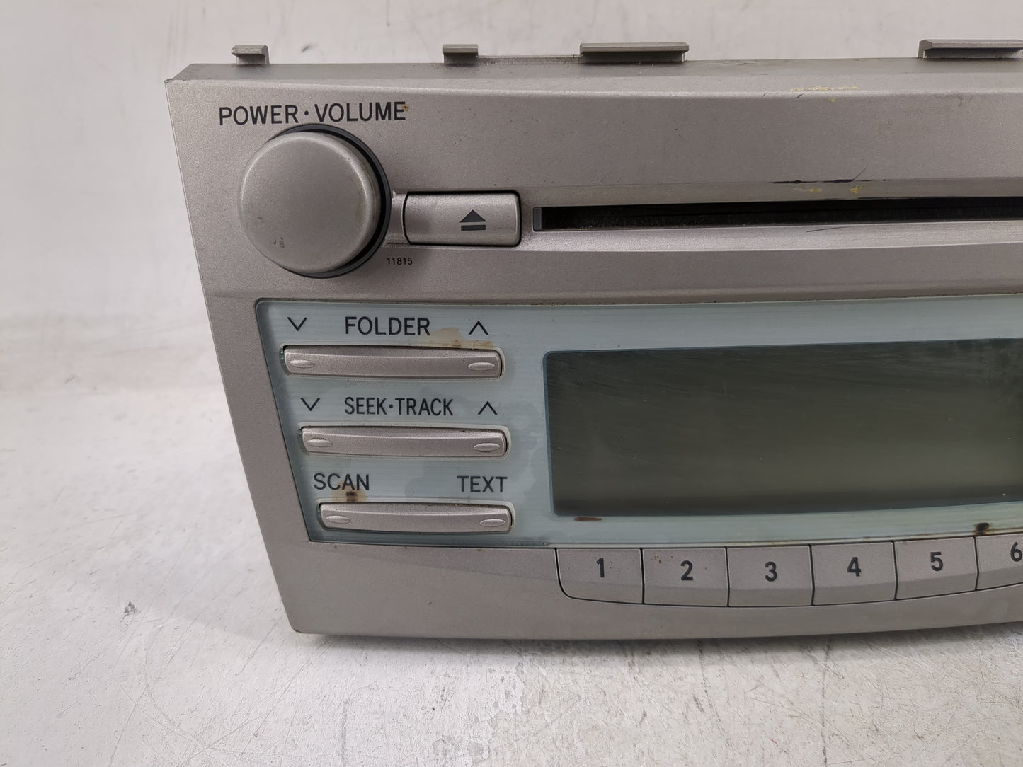 2007-2009 Toyota Camry Radio AM FM Cd Player Receiver Replacement P/N:86120-33890 Fits Fits 2007 2008 2009 OEM Used Auto Par