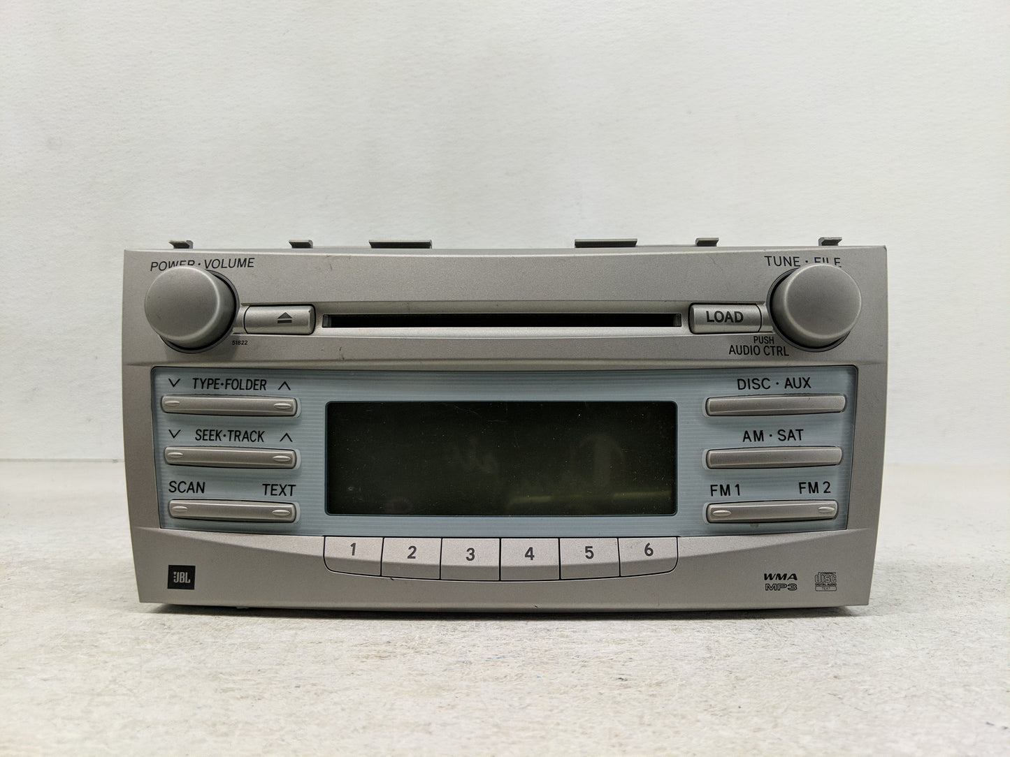 2007-2009 Toyota Camry Radio AM FM Cd Player Receiver Replacement P/N:86120-33A00 Fits Fits 2007 2008 2009 OEM Used Auto Par