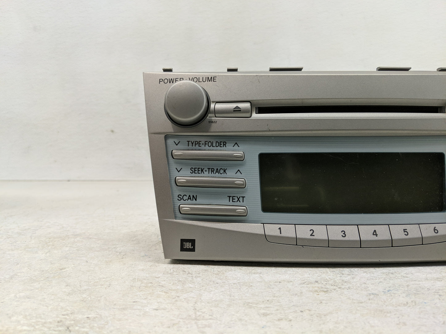 2007-2009 Toyota Camry Radio AM FM Cd Player Receiver Replacement P/N:86120-33A00 Fits Fits 2007 2008 2009 OEM Used Auto Par