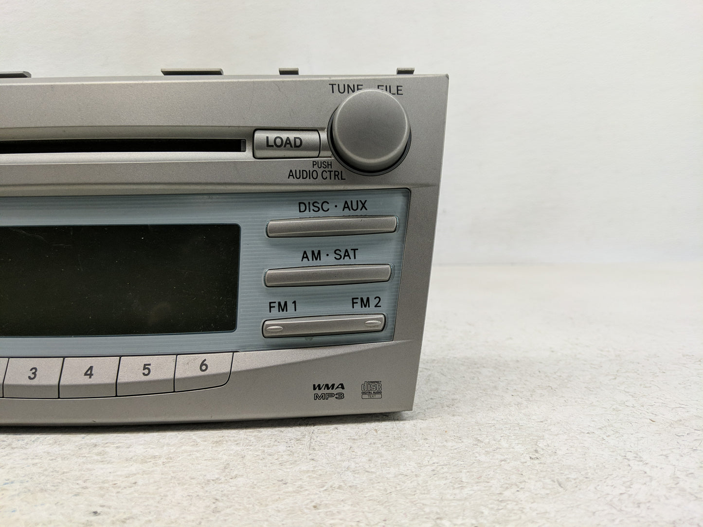 2007-2009 Toyota Camry Radio AM FM Cd Player Receiver Replacement P/N:86120-33A00 Fits Fits 2007 2008 2009 OEM Used Auto Par