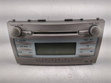 2007-2009 Toyota Camry Radio AM FM Cd Player Receiver Replacement P/N:86120-06180 Fits Fits 2007 2008 2009 OEM Used Auto Par
