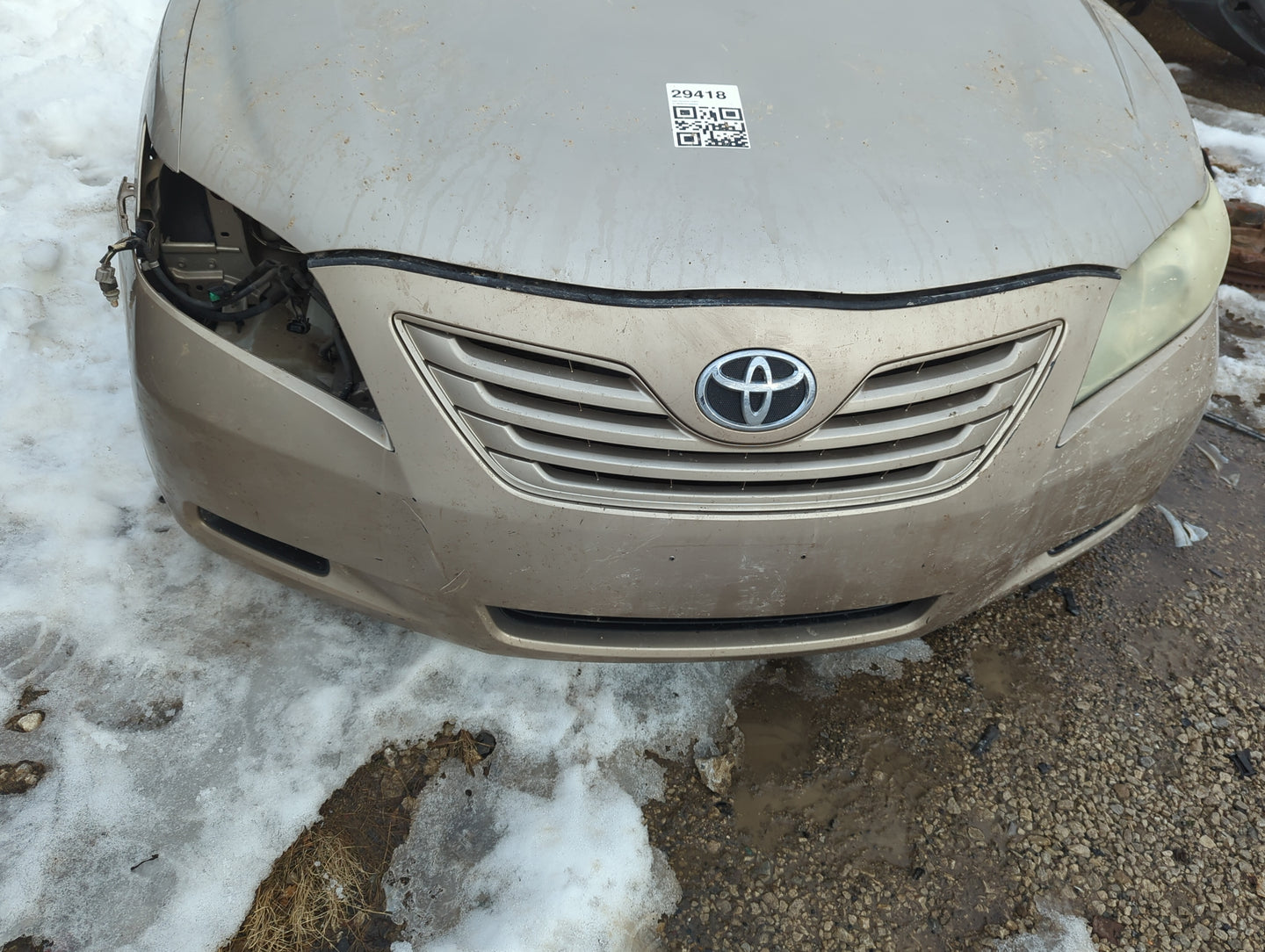 2007-2008 Toyota Camry Front Bumper - Oem 1324585 - Oemusedautoparts1.com