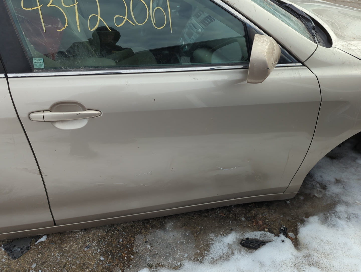 2007-2011 Toyota Camry Passenger Front Door Oem - Oemusedautoparts1.com