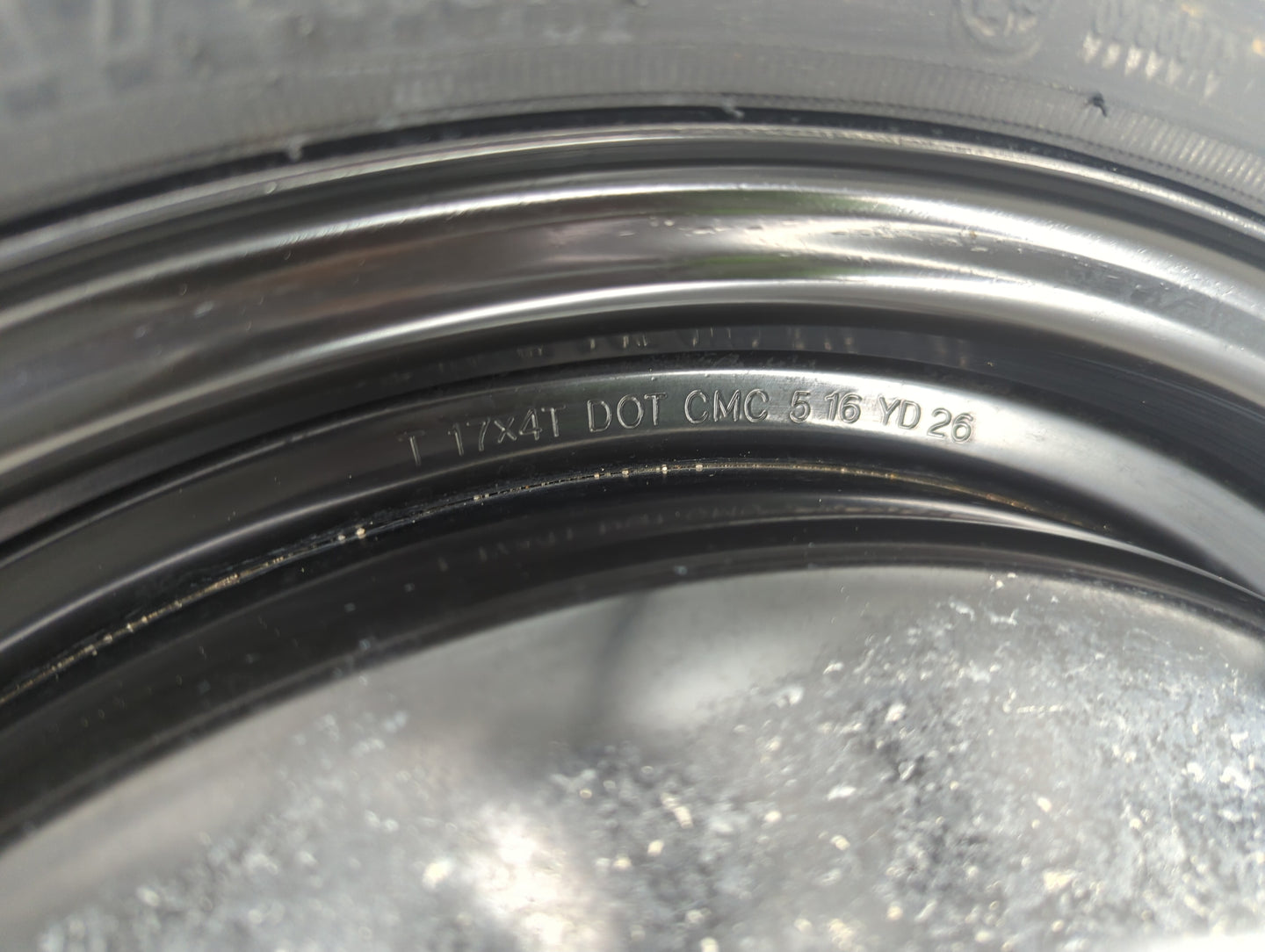 2007-2017 Toyota Camry Spare Donut Tire Wheel Rim Oem - Oemusedautoparts1.com