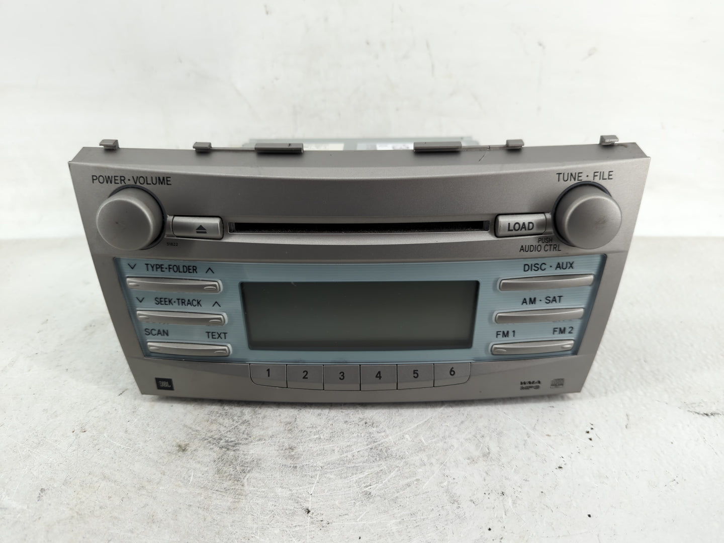 2007-2009 Toyota Camry Radio AM FM Cd Player Receiver Replacement P/N:86120-33A00 Fits Fits 2007 2008 2009 OEM Used Auto Par