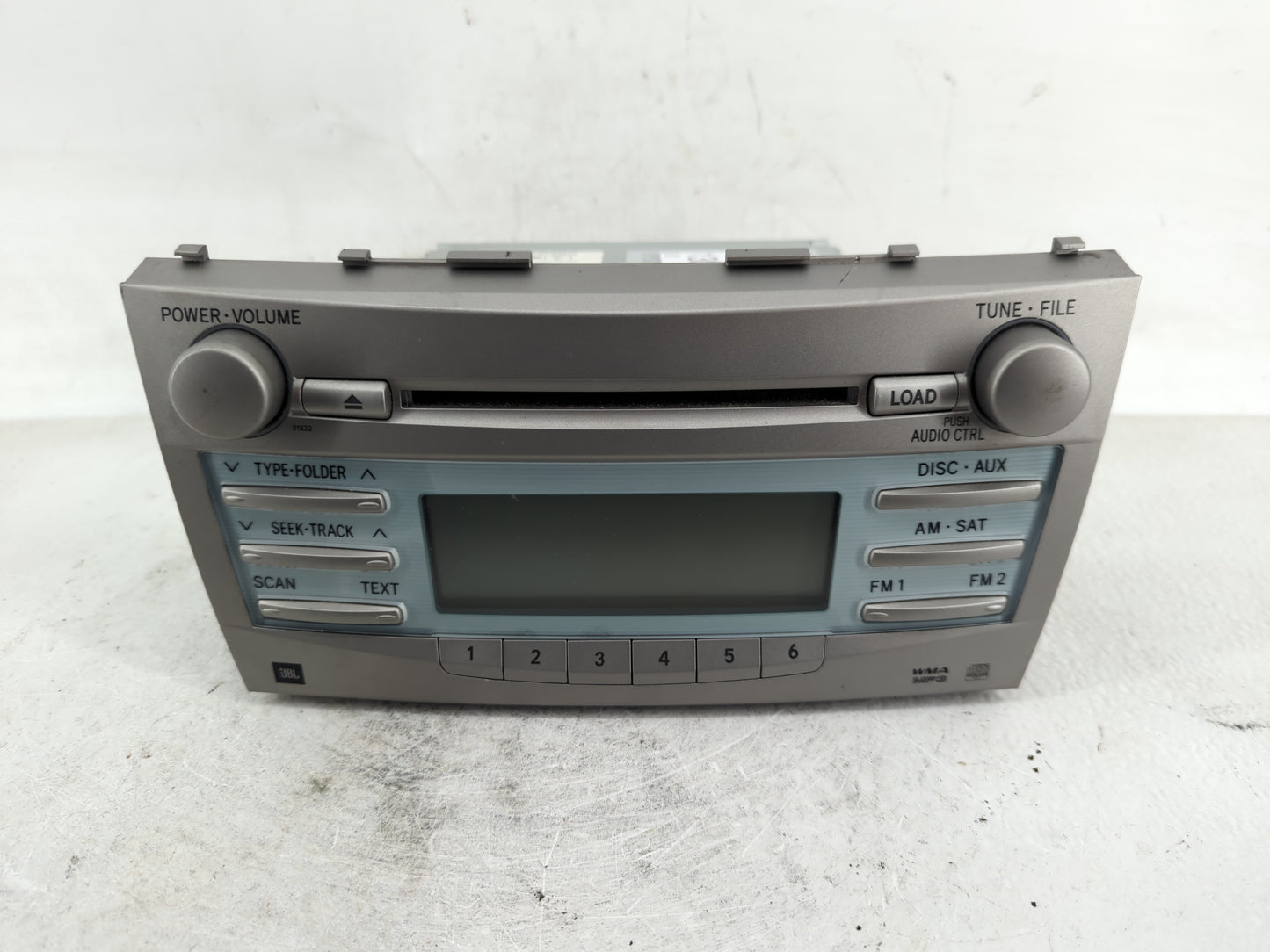 2007-2009 Toyota Camry Radio AM FM Cd Player Receiver Replacement P/N:86120-33A00 Fits Fits 2007 2008 2009 OEM Used Auto Par