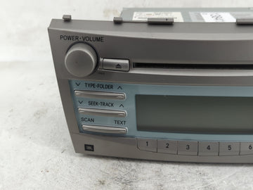 2007-2009 Toyota Camry Radio AM FM Cd Player Receiver Replacement P/N:86120-33A00 Fits Fits 2007 2008 2009 OEM Used Auto Parts
