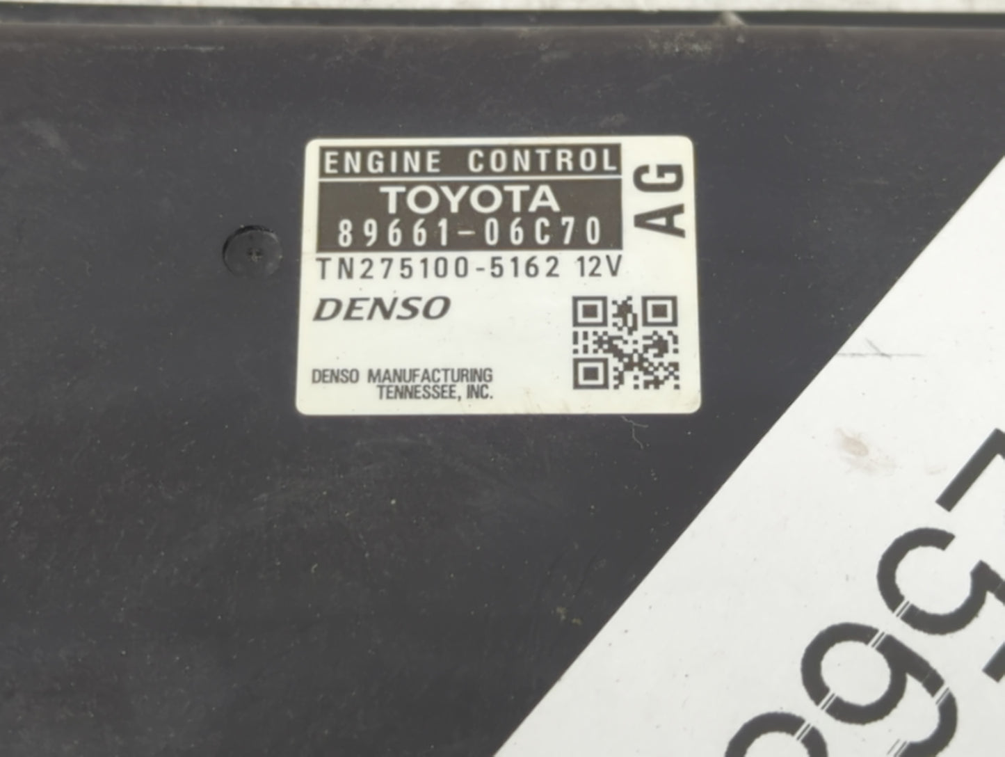 2007 Toyota Camry PCM Engine Control Computer ECU ECM PCU OEM P/N:89661-06C70 Fits OEM Used Auto Parts - Oemusedautoparts1.c