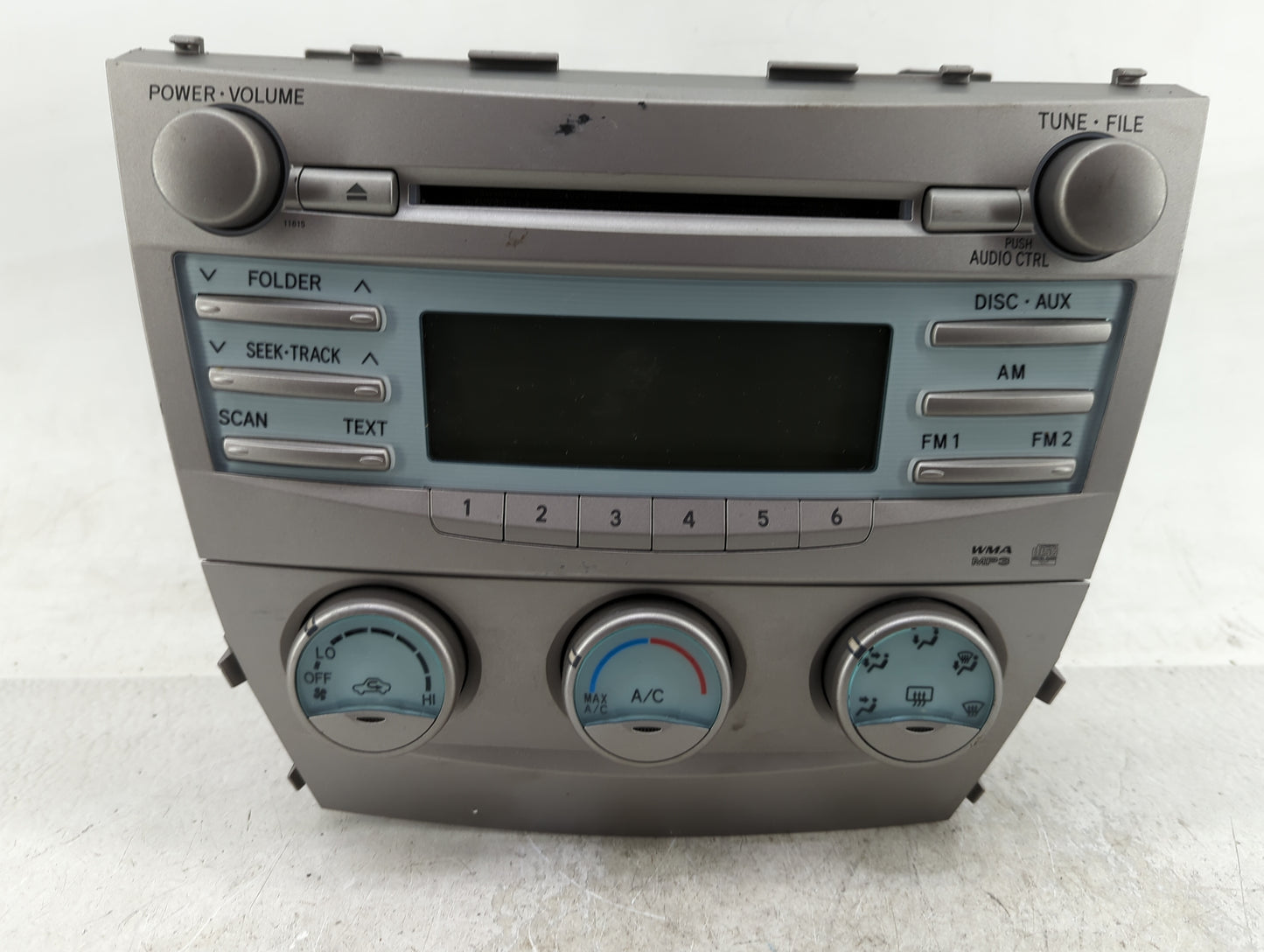 2007-2009 Toyota Camry Radio AM FM Cd Player Receiver Replacement P/N:86120-06180 Fits Fits 2007 2008 2009 OEM Used Auto Par