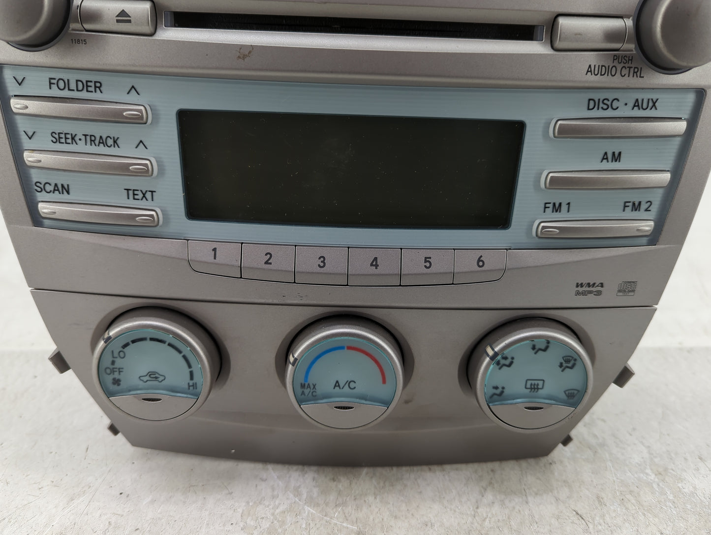 2007-2009 Toyota Camry Radio AM FM Cd Player Receiver Replacement P/N:86120-06180 Fits Fits 2007 2008 2009 OEM Used Auto Par