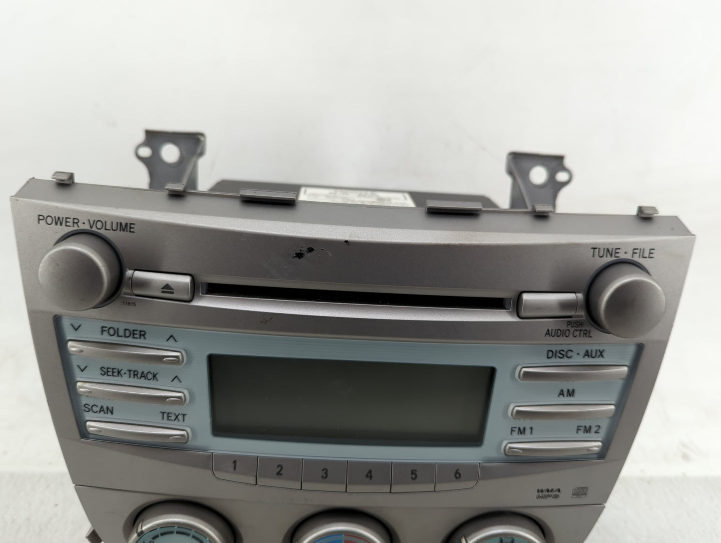 2007-2009 Toyota Camry Radio AM FM Cd Player Receiver Replacement P/N:86120-06180 Fits Fits 2007 2008 2009 OEM Used Auto Par