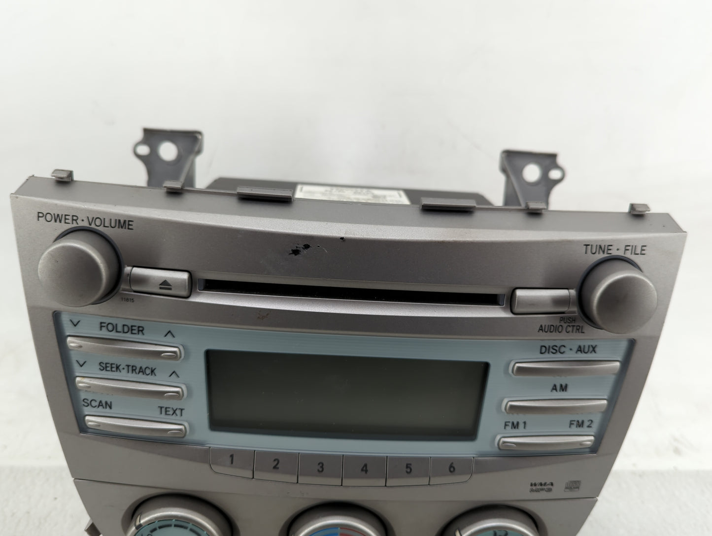 2007-2009 Toyota Camry Radio AM FM Cd Player Receiver Replacement P/N:86120-06180 Fits Fits 2007 2008 2009 OEM Used Auto Par