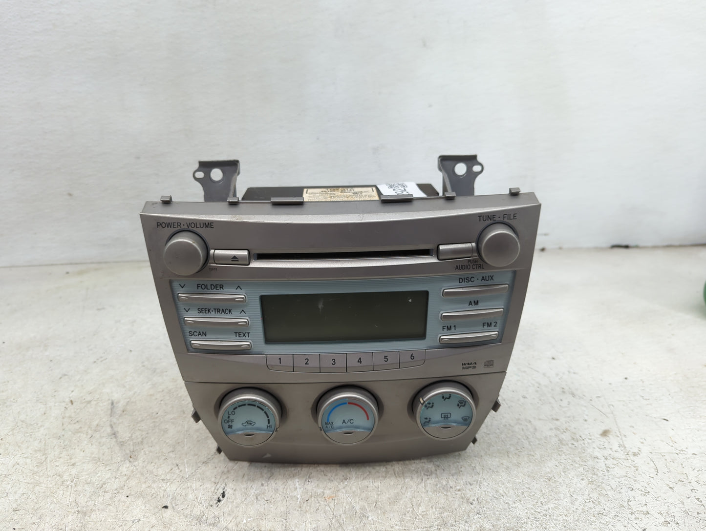 2007-2009 Toyota Camry Radio AM FM Cd Player Receiver Replacement P/N:86120-06181 Fits Fits 2007 2008 2009 OEM Used Auto Par