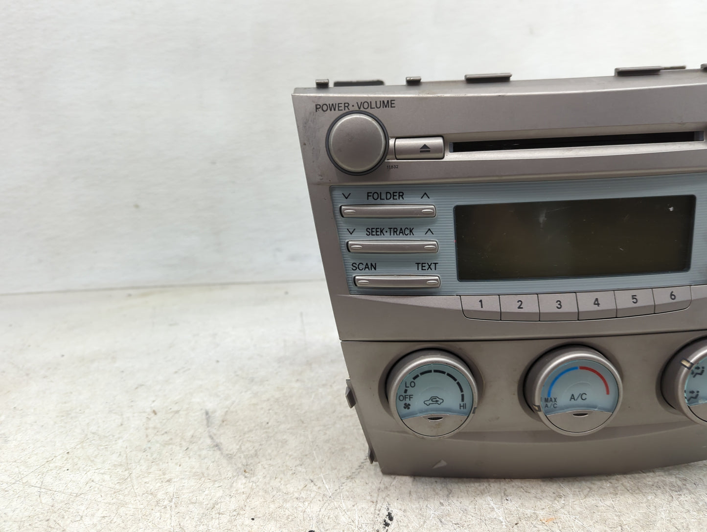 2007-2009 Toyota Camry Radio AM FM Cd Player Receiver Replacement P/N:86120-06181 Fits Fits 2007 2008 2009 OEM Used Auto Par