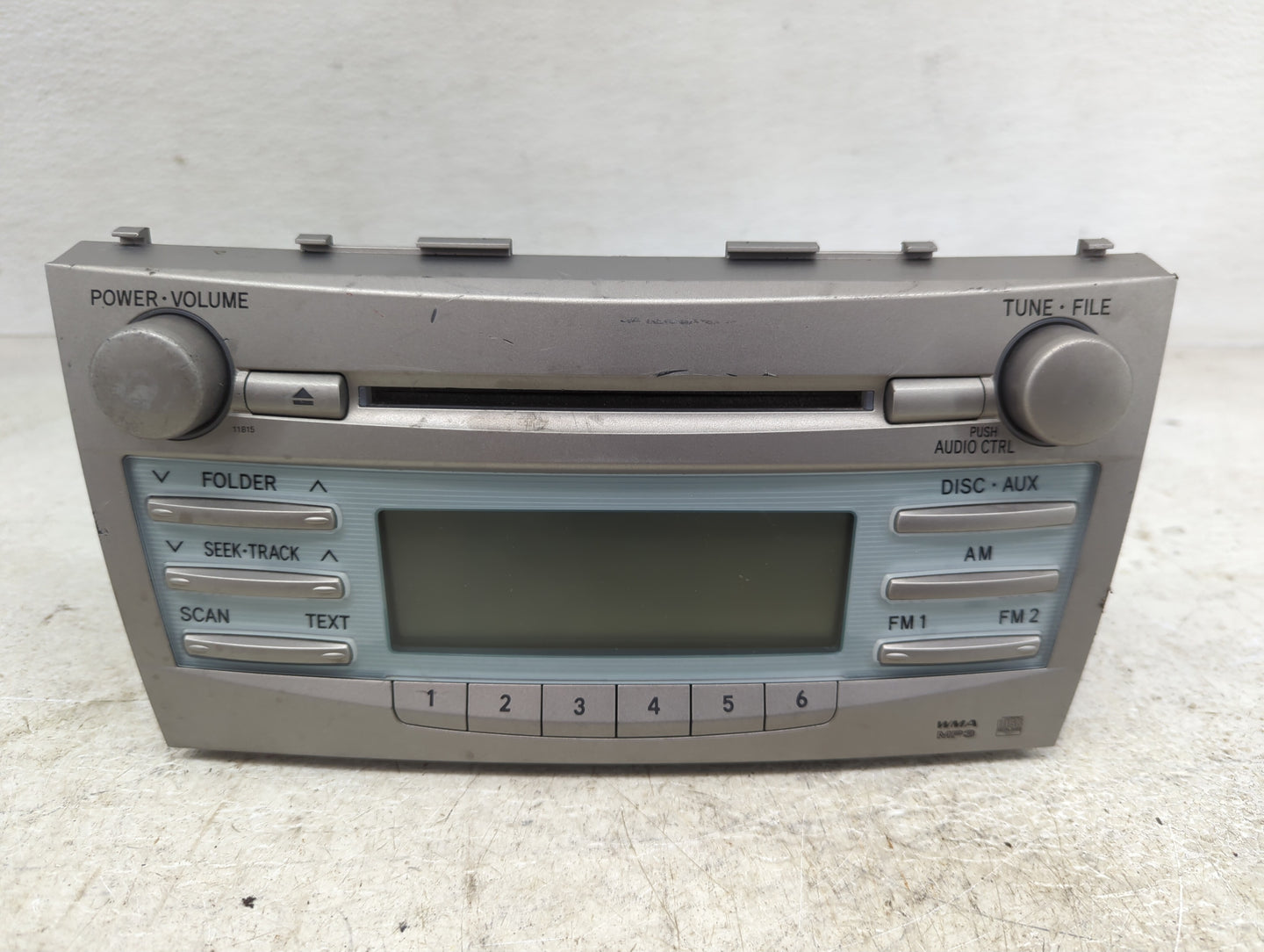2007-2009 Toyota Camry Radio AM FM Cd Player Receiver Replacement P/N:86120-06180 Fits Fits 2007 2008 2009 OEM Used Auto Par