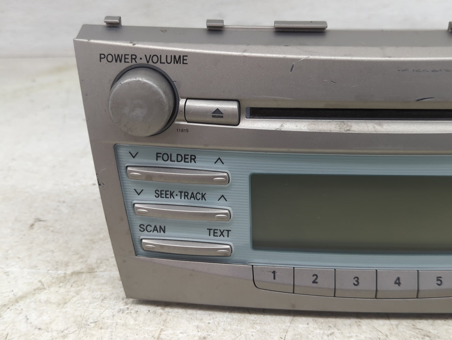 2007-2009 Toyota Camry Radio AM FM Cd Player Receiver Replacement P/N:86120-06180 Fits Fits 2007 2008 2009 OEM Used Auto Par