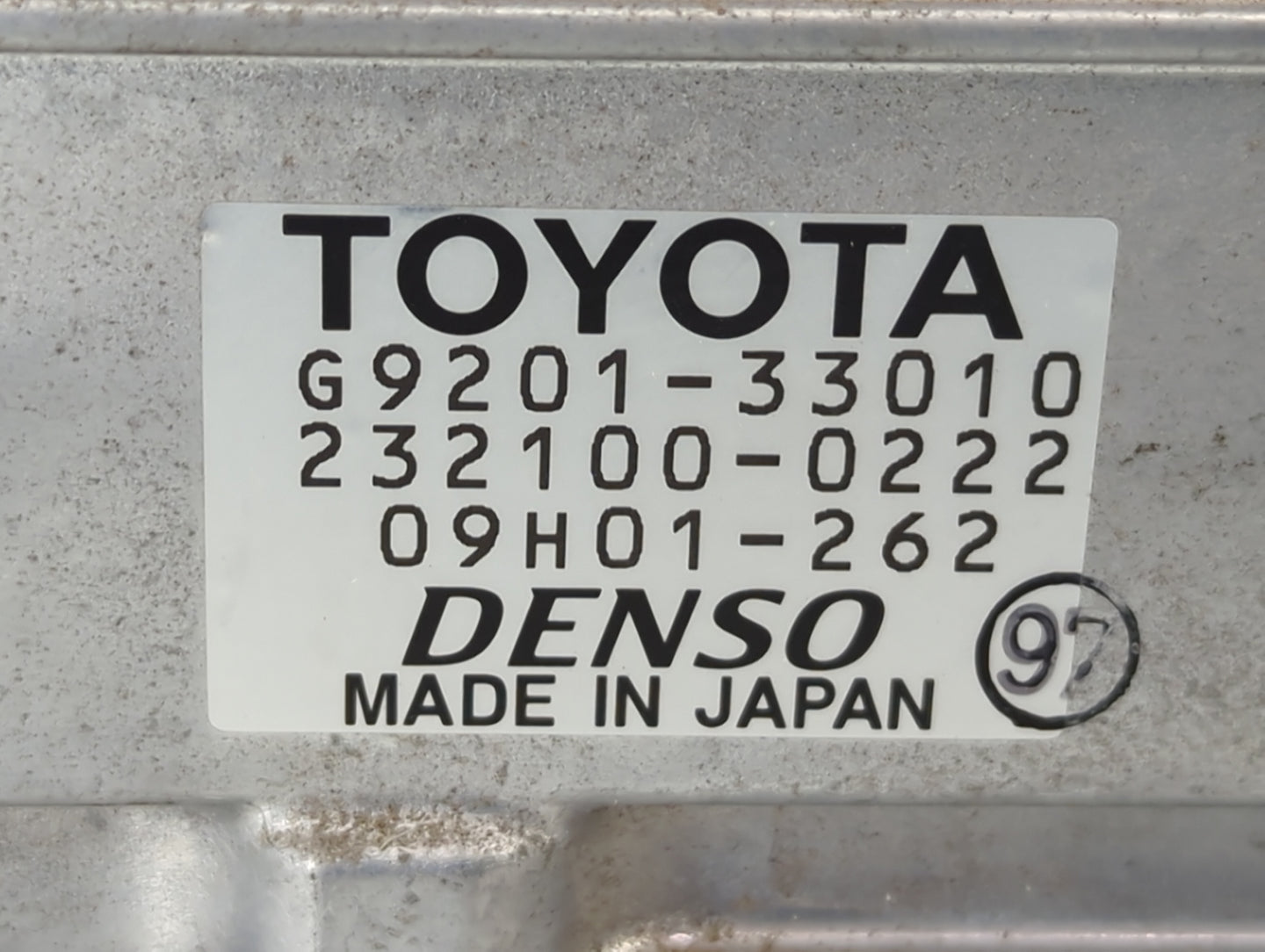 2007-2011 Toyota Camry Hybrid DC Synergy Drive Power Inverter P/N:G9201-33010 Fits Fits 2007 2008 2009 2010 2011 OEM Used Au