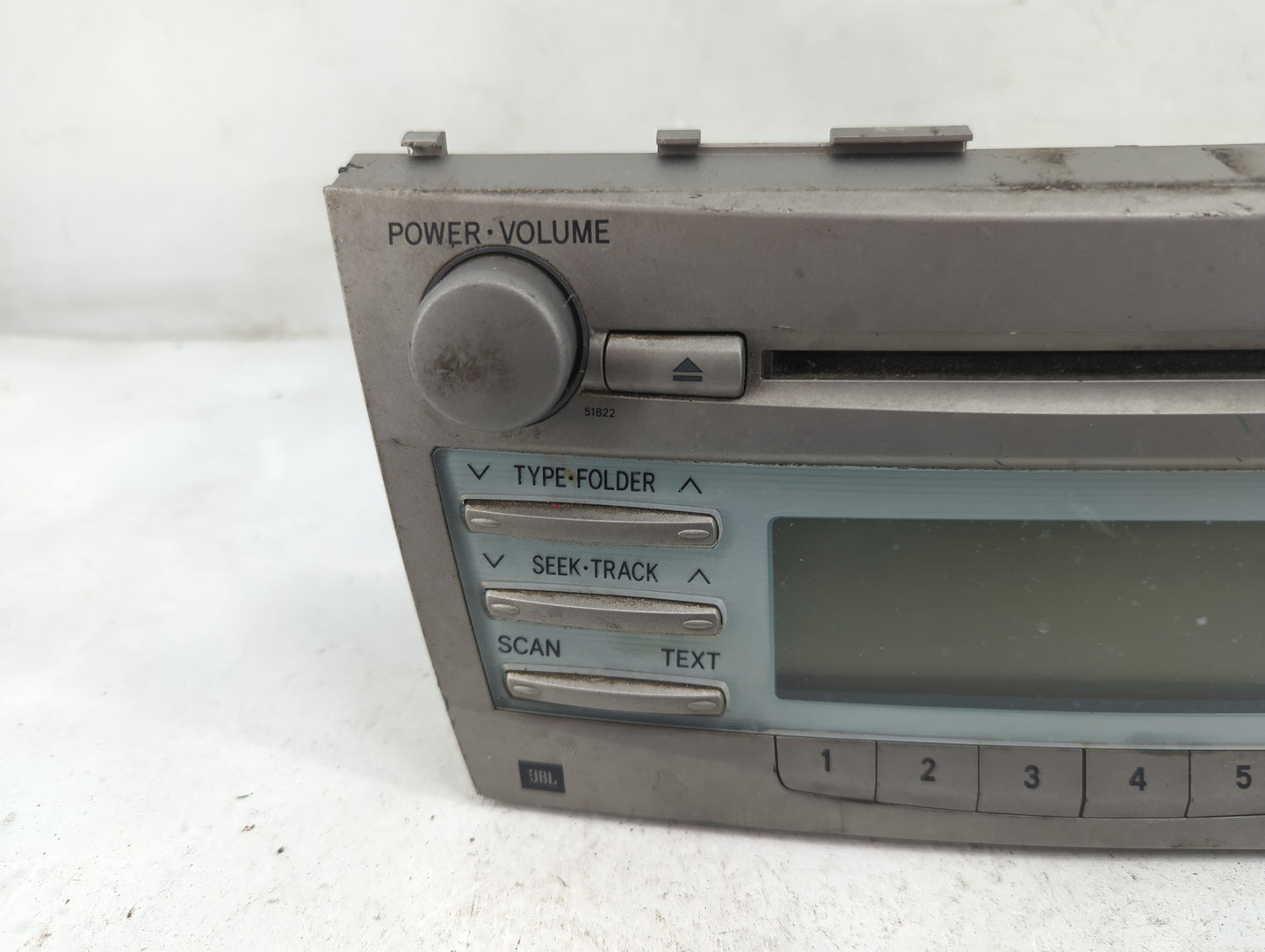 2007-2009 Toyota Camry Radio AM FM Cd Player Receiver Replacement P/N:86120-33A00 Fits Fits 2007 2008 2009 OEM Used Auto Par