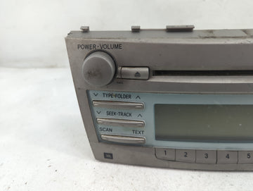 2007-2009 Toyota Camry Radio AM FM Cd Player Receiver Replacement P/N:86120-33A00 Fits Fits 2007 2008 2009 OEM Used Auto Parts