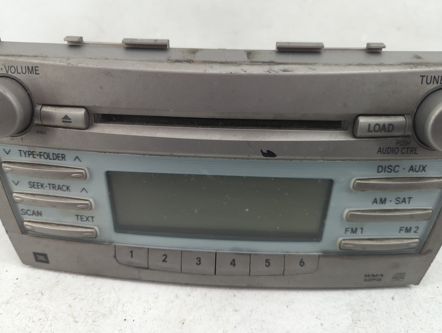 2007-2009 Toyota Camry Radio AM FM Cd Player Receiver Replacement P/N:86120-33A00 Fits Fits 2007 2008 2009 OEM Used Auto Par
