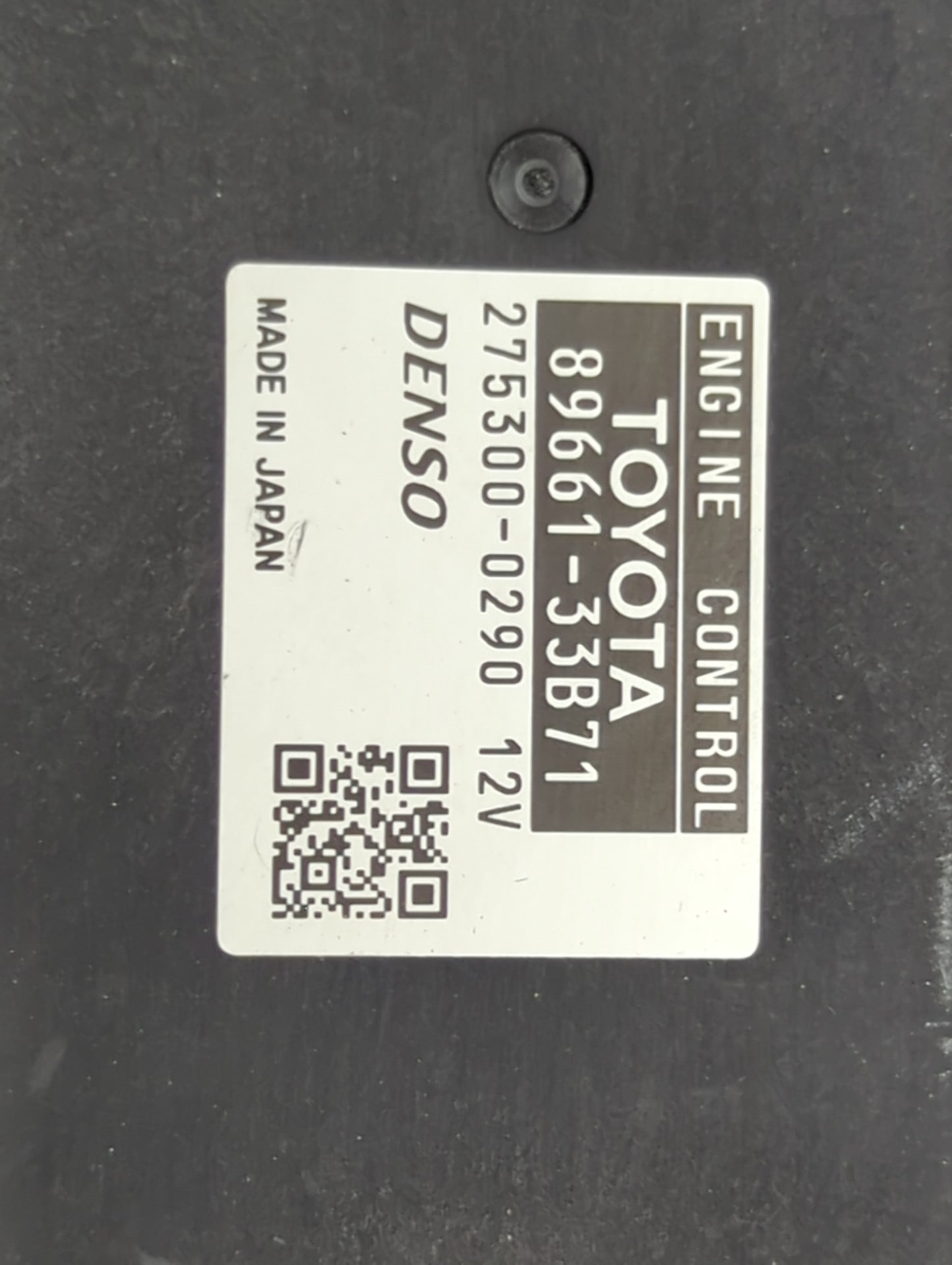 2007 Toyota Camry PCM Engine Control Computer ECU ECM PCU OEM P/N:89661-33B71 275300-0290 Fits OEM Used Auto Parts - Oemused