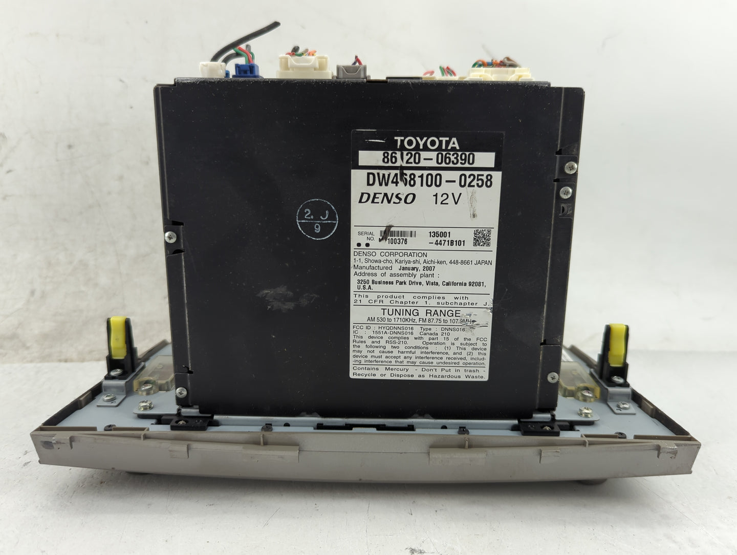 2007-2009 Toyota Camry Information Display Screen - Oemusedautoparts1.com