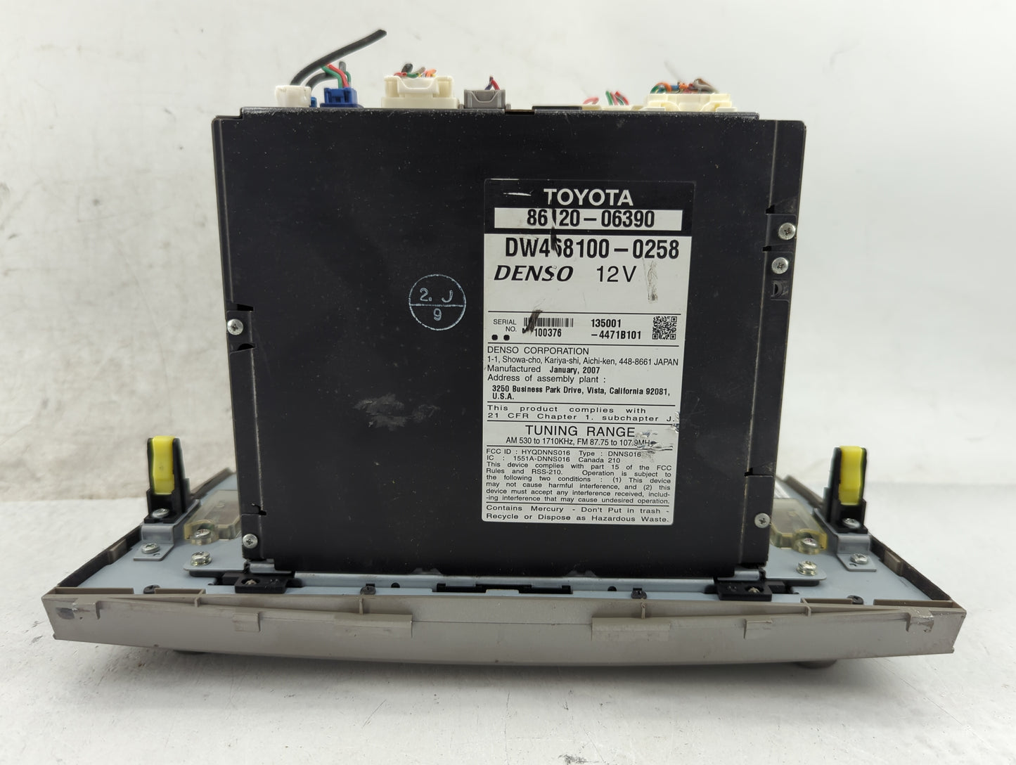 2007-2009 Toyota Camry Information Display Screen - Oemusedautoparts1.com