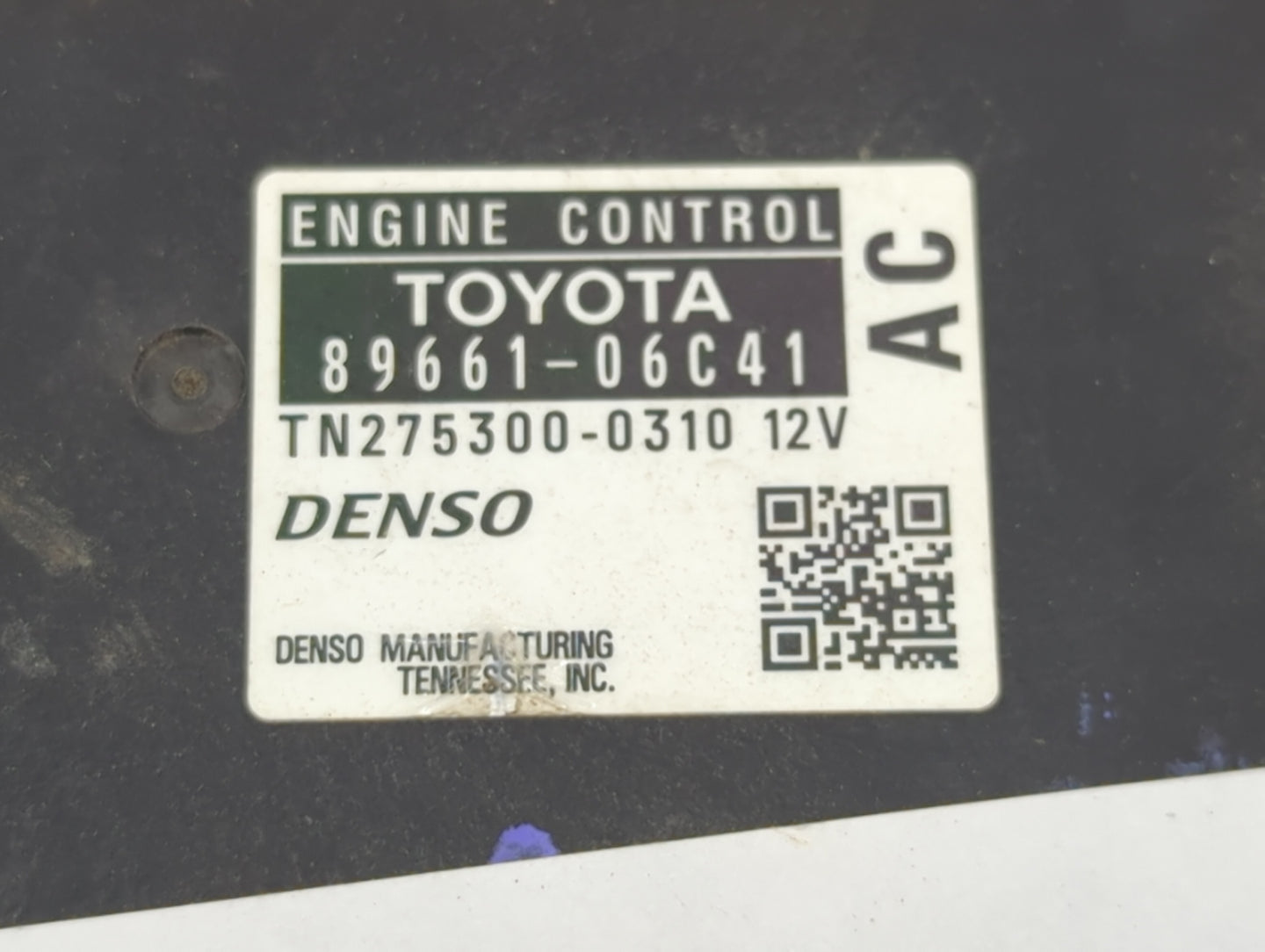 2007 Toyota Camry PCM Engine Control Computer ECU ECM PCU OEM P/N:89661-06C41 TN275300-0310 Fits OEM Used Auto Parts - Oemus