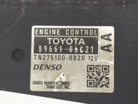 2007 Toyota Camry PCM Engine Control Computer ECU ECM PCU OEM P/N:89661-06C21 TN275100-8820 Fits OEM Used Auto Parts - Oemus