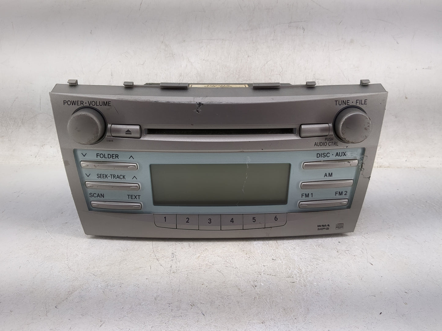 2007-2009 Toyota Camry Radio AM FM Cd Player Receiver Replacement P/N:86120-06180 122000-8210A101 Fits Fits 2007 2008 2009 O