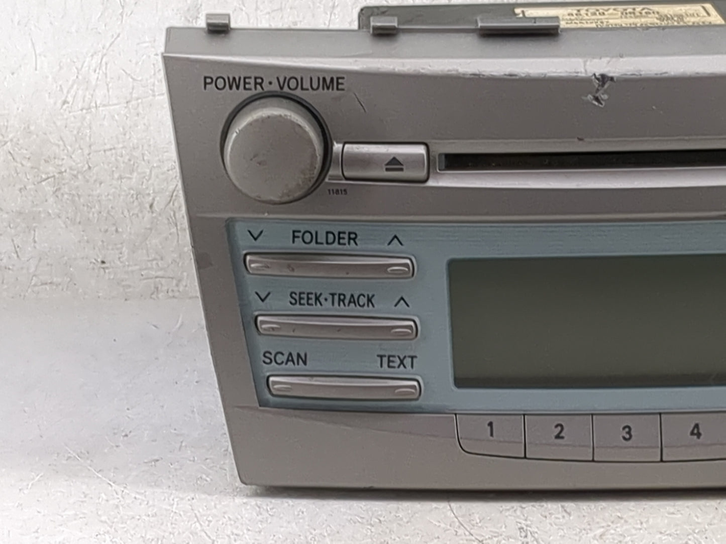2007-2009 Toyota Camry Radio AM FM Cd Player Receiver Replacement P/N:86120-06180 122000-8210A101 Fits Fits 2007 2008 2009 O