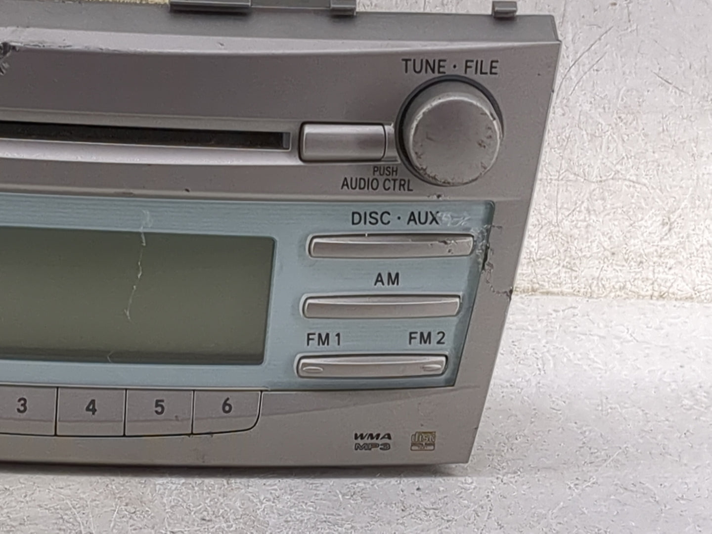 2007-2009 Toyota Camry Radio AM FM Cd Player Receiver Replacement P/N:86120-06180 122000-8210A101 Fits Fits 2007 2008 2009 O