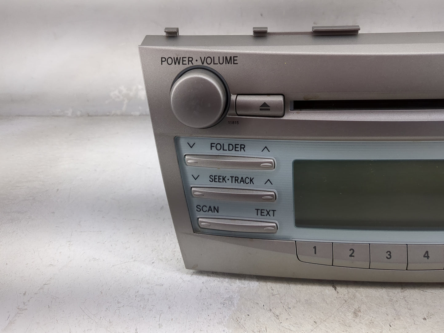2007-2009 Toyota Camry Radio AM FM Cd Player Receiver Replacement P/N:86120-06180 122000-8210C10 Fits Fits 2007 2008 2009 OE