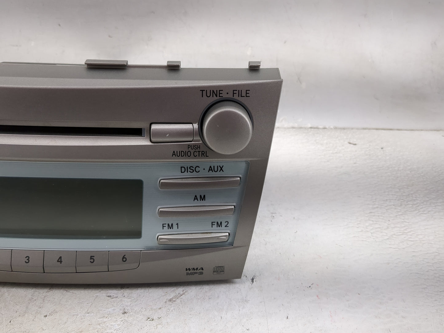 2007-2009 Toyota Camry Radio AM FM Cd Player Receiver Replacement P/N:86120-06180 122000-8210C10 Fits Fits 2007 2008 2009 OE