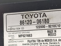 2007-2009 Toyota Camry Radio AM FM Cd Player Receiver Replacement P/N:86120-06180 122000-8210C10 Fits Fits 2007 2008 2009 OE