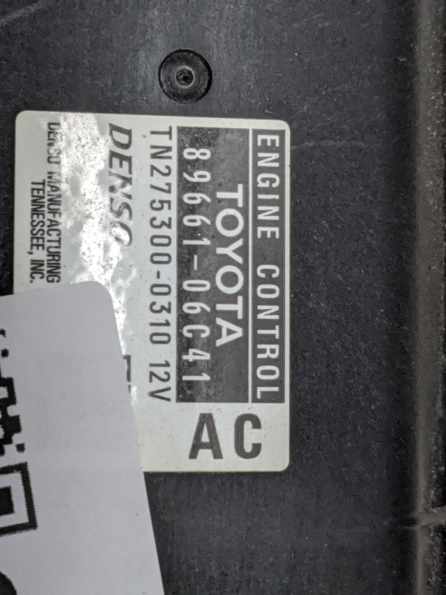2007 Toyota Camry PCM Engine Control Computer ECU ECM PCU OEM P/N:89661-06C41 175300-0310 Fits OEM Used Auto Parts - Oemused