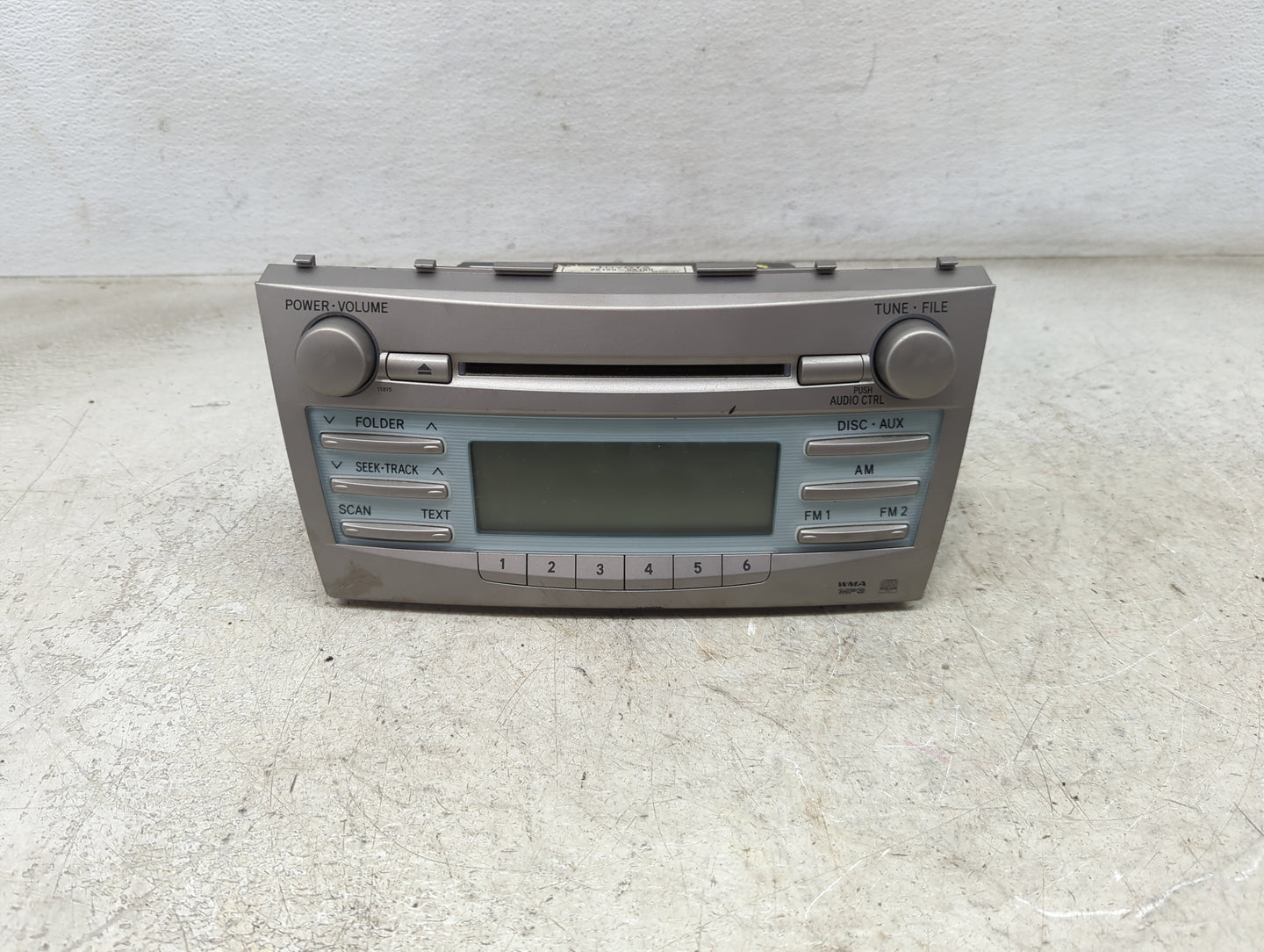 2007-2009 Toyota Camry Radio AM FM Cd Player Receiver Replacement P/N:86120-06180 122000-8210C101 Fits Fits 2007 2008 2009 O