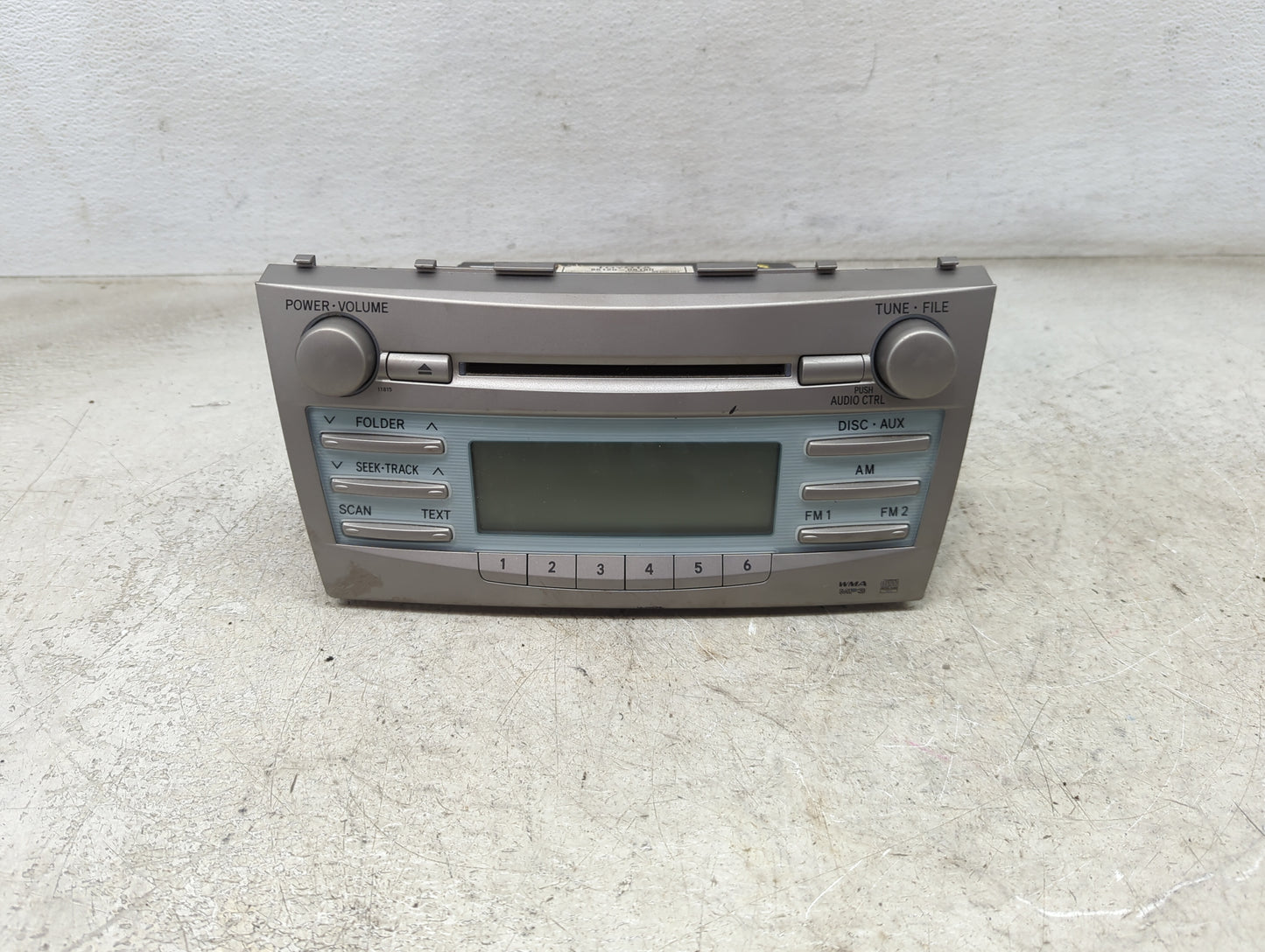 2007-2009 Toyota Camry Radio AM FM Cd Player Receiver Replacement P/N:86120-06180 122000-8210C101 Fits Fits 2007 2008 2009 O